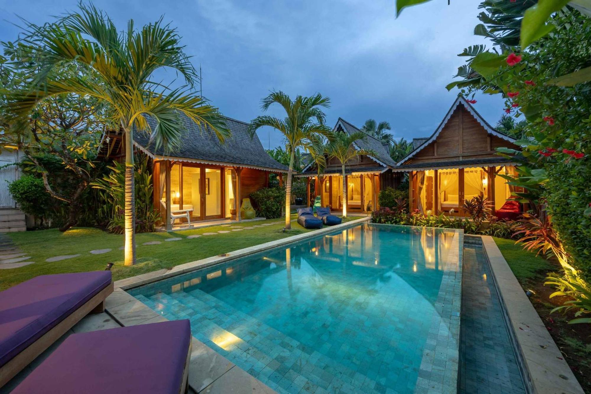 Villa Du Bah - Family Gateway 3Br Villa 12Min To Beach With Private Pool And Parking Kerobokan Eksteriør billede