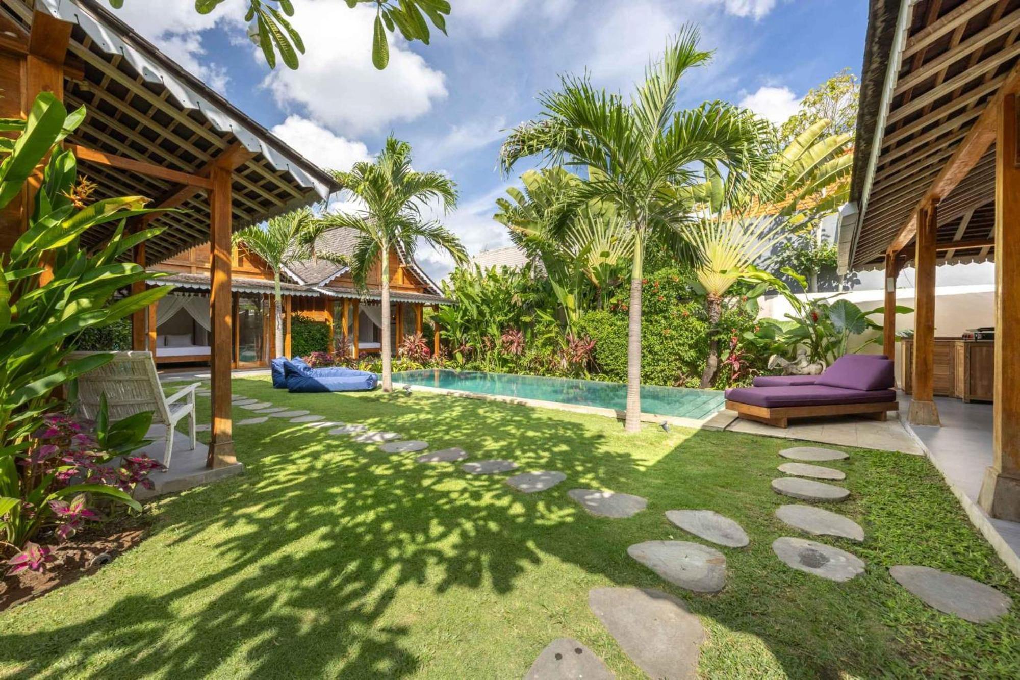 Villa Du Bah - Family Gateway 3Br Villa 12Min To Beach With Private Pool And Parking Kerobokan Eksteriør billede