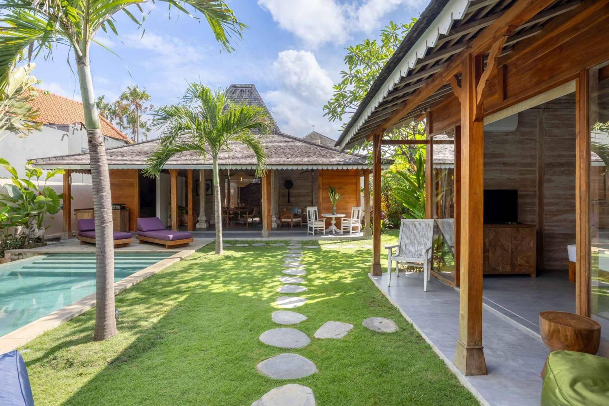 Villa Du Bah - Family Gateway 3Br Villa 12Min To Beach With Private Pool And Parking Kerobokan Eksteriør billede
