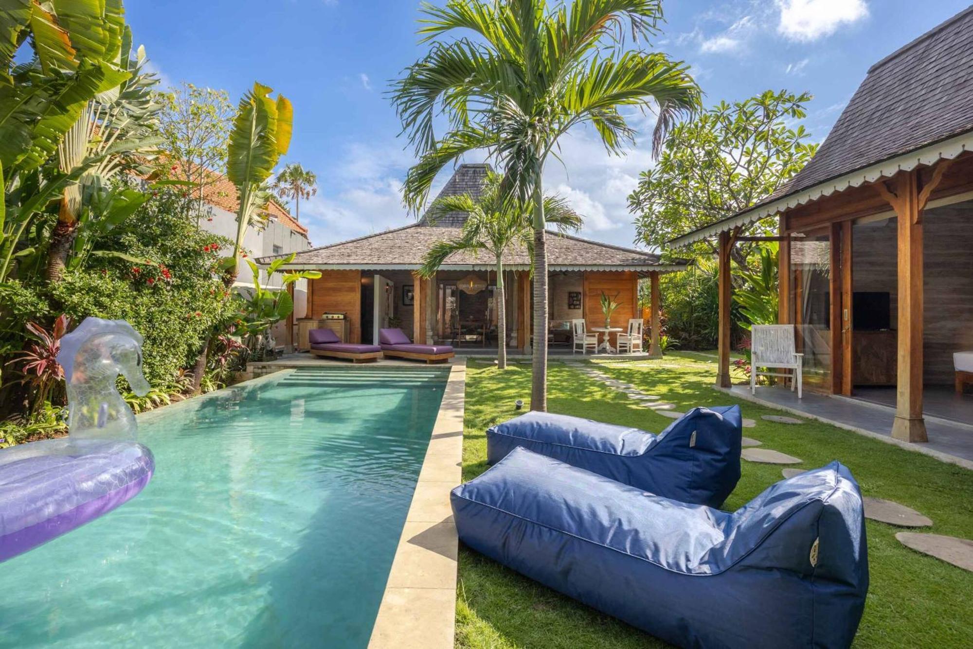 Villa Du Bah - Family Gateway 3Br Villa 12Min To Beach With Private Pool And Parking Kerobokan Eksteriør billede